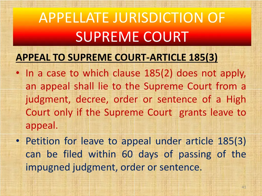appellate jurisdiction of supreme court