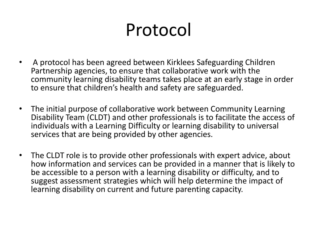 protocol