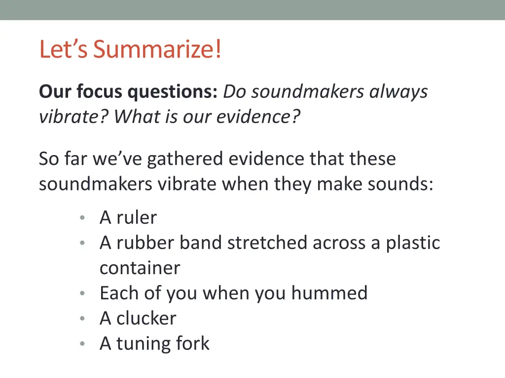 let s summarize