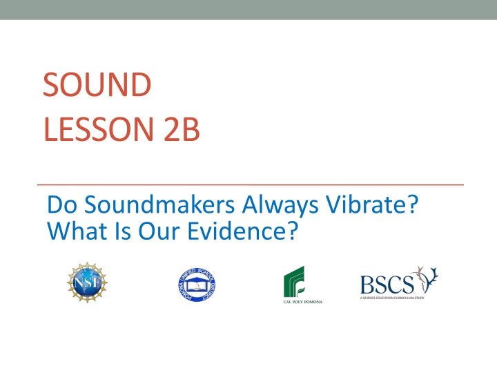 sound lesson 2b