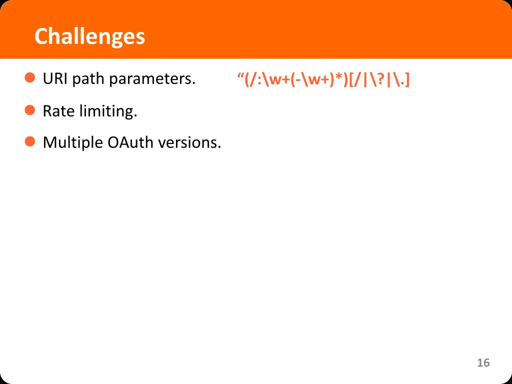 challenges