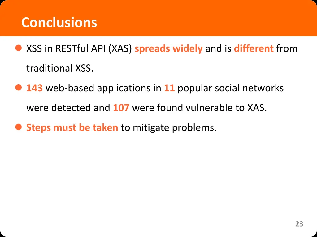 conclusions