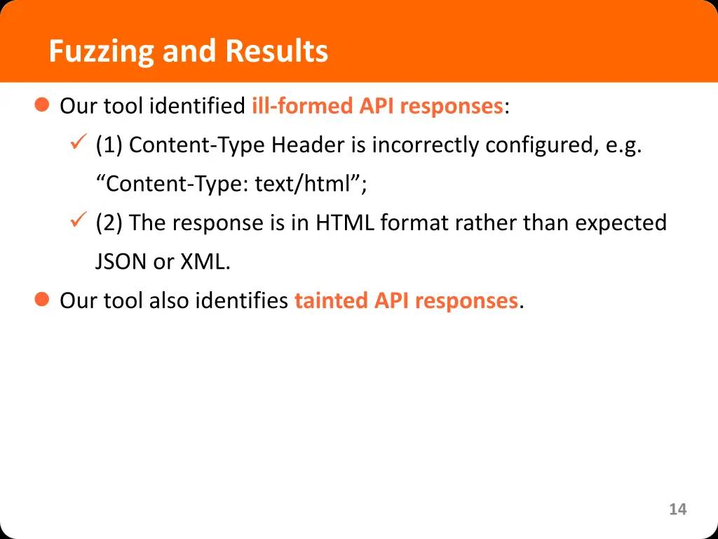fuzzing and results 2