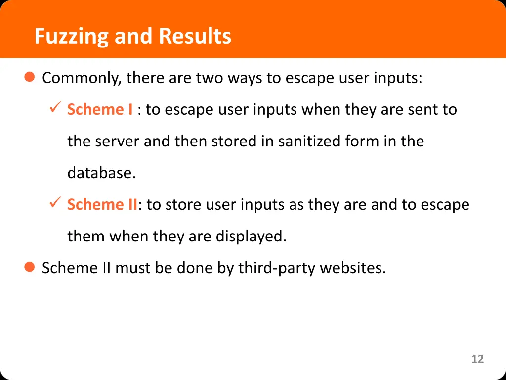fuzzing and results