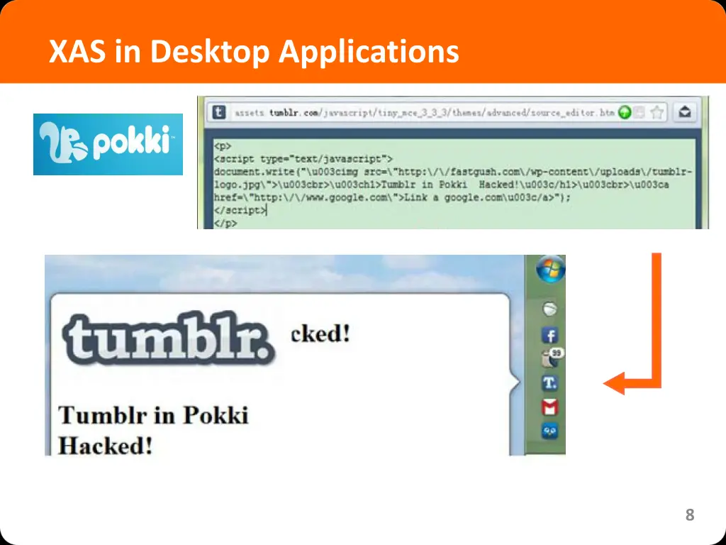 xas in desktop applications