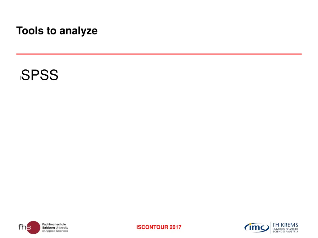 tools to analyze