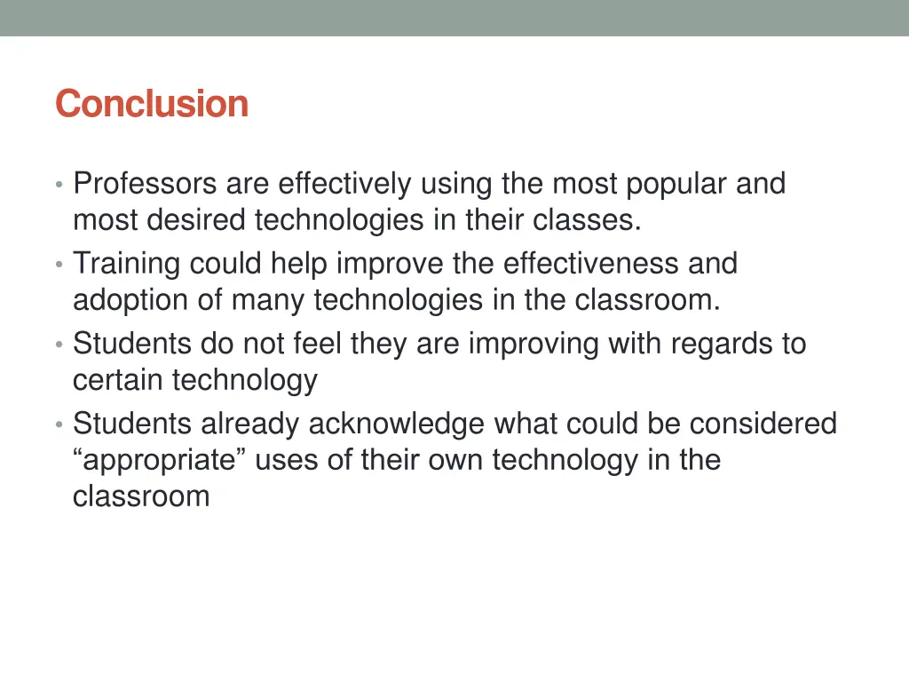 conclusion