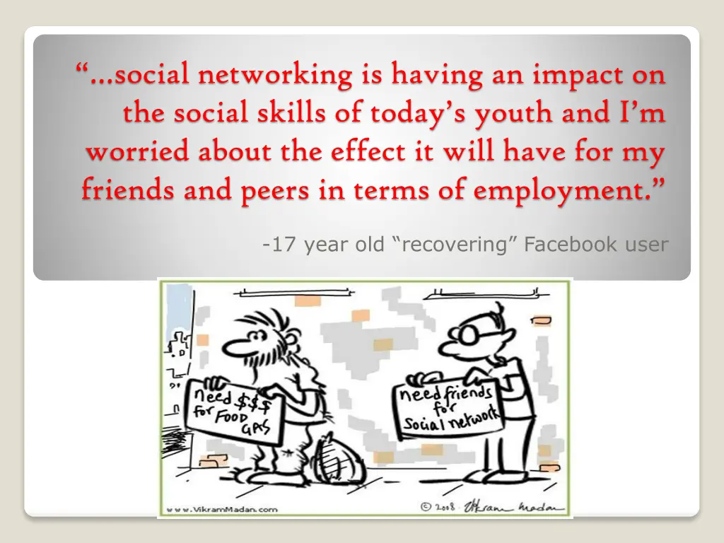 social networking is having an impact