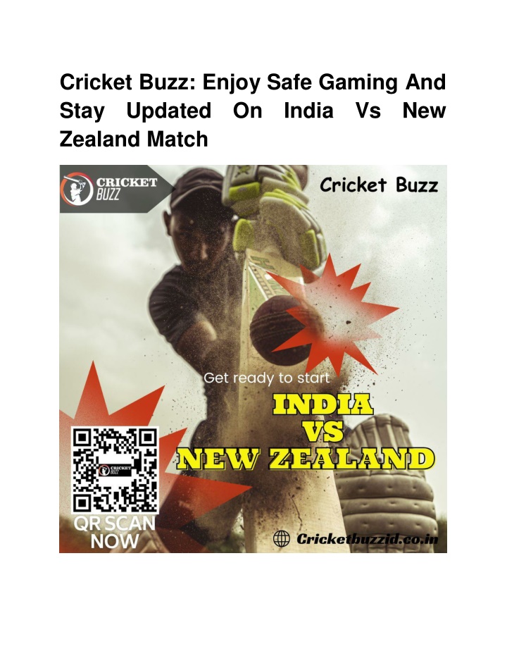cricket buzz enjoy safe gaming and stay updated