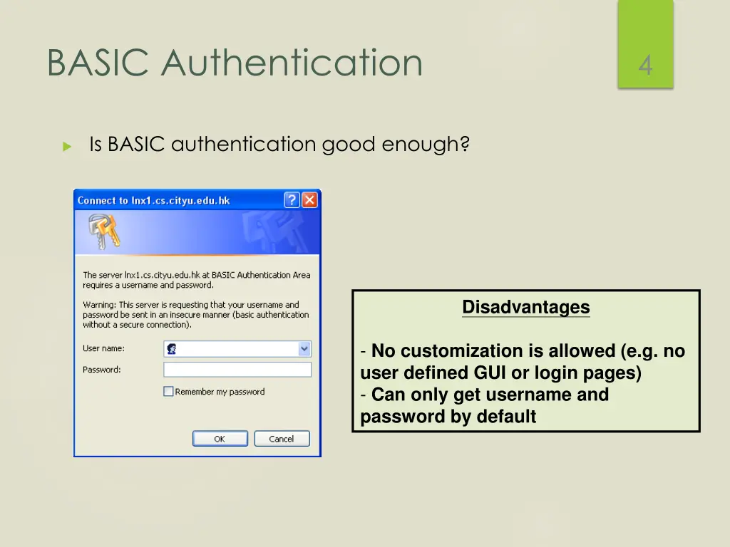 basic authentication