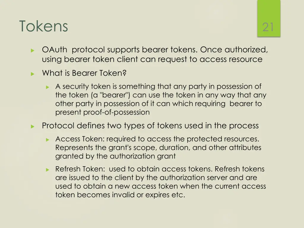 tokens
