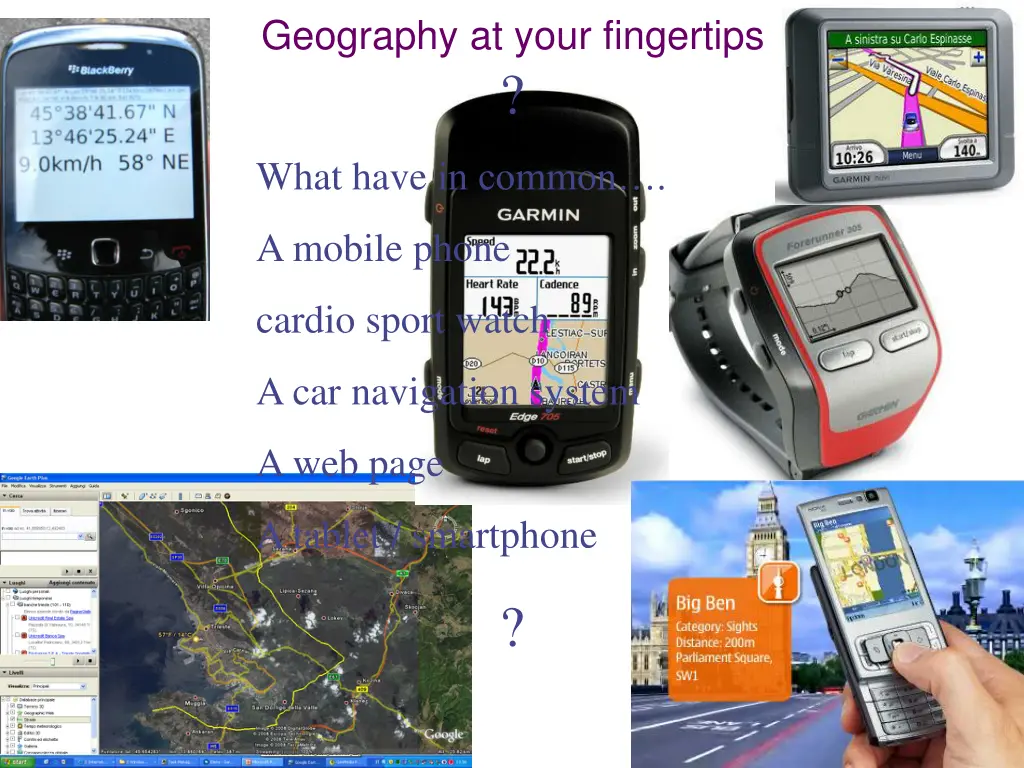geography at your fingertips