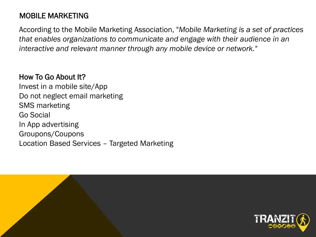 mobile marketing mobile marketing