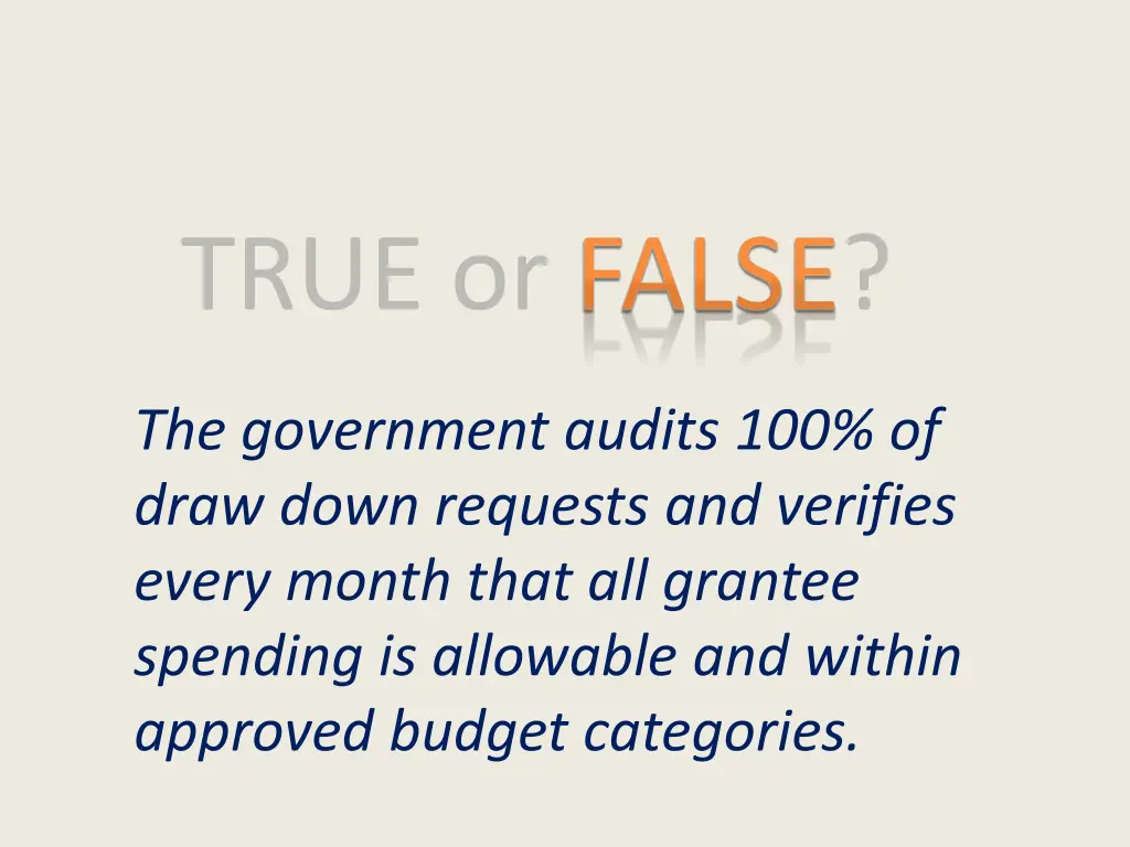 false