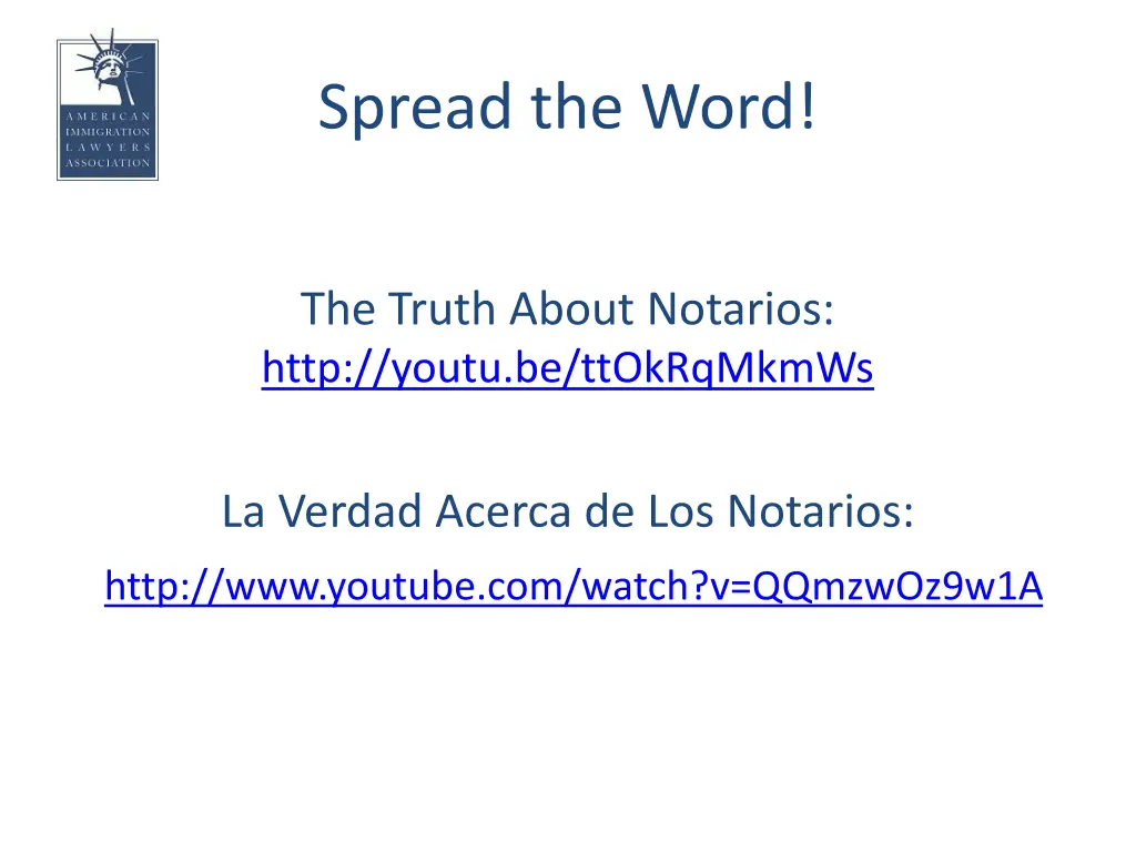 spread the word