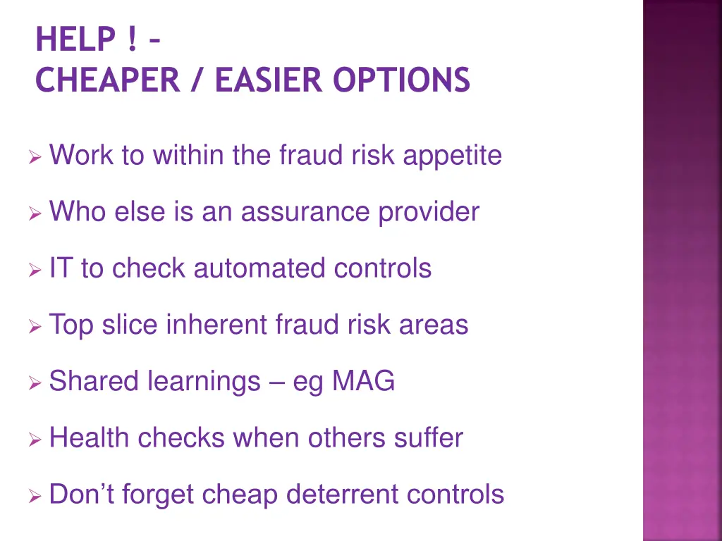 help cheaper easier options