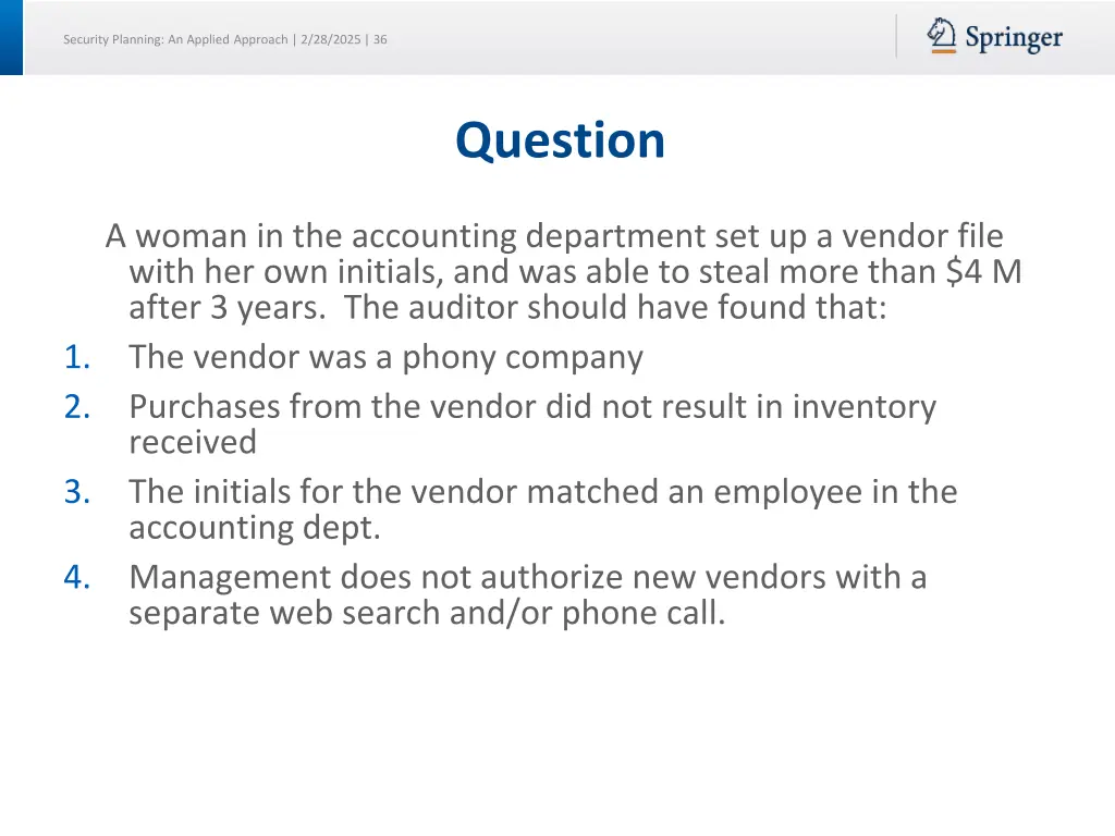 security planning an applied approach 2 28 2025 36