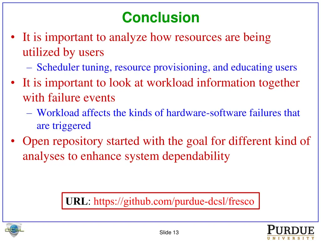 conclusion