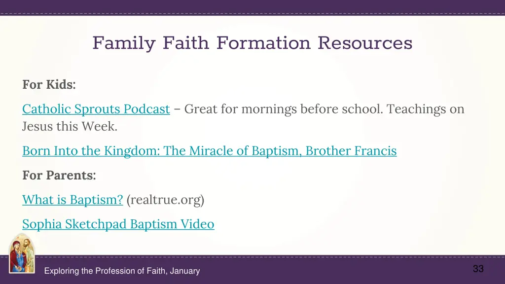 family faith formation resources