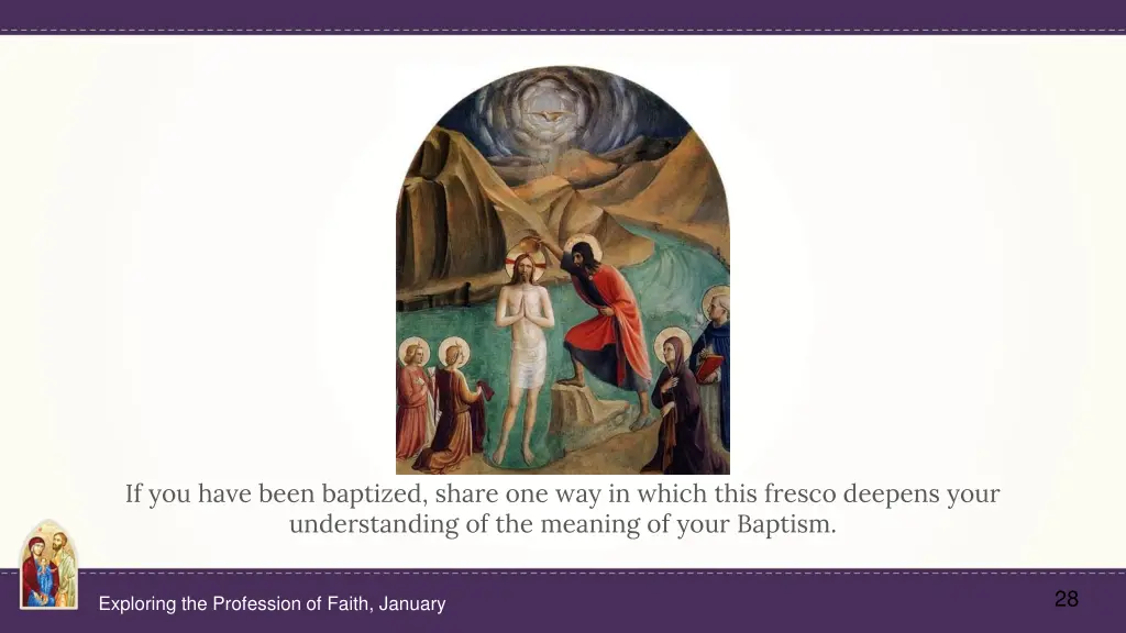 if you have been baptized share one way in which