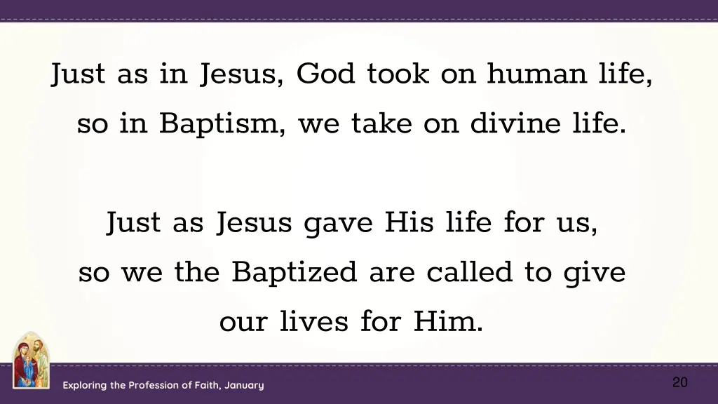 just as in jesus god took on human life