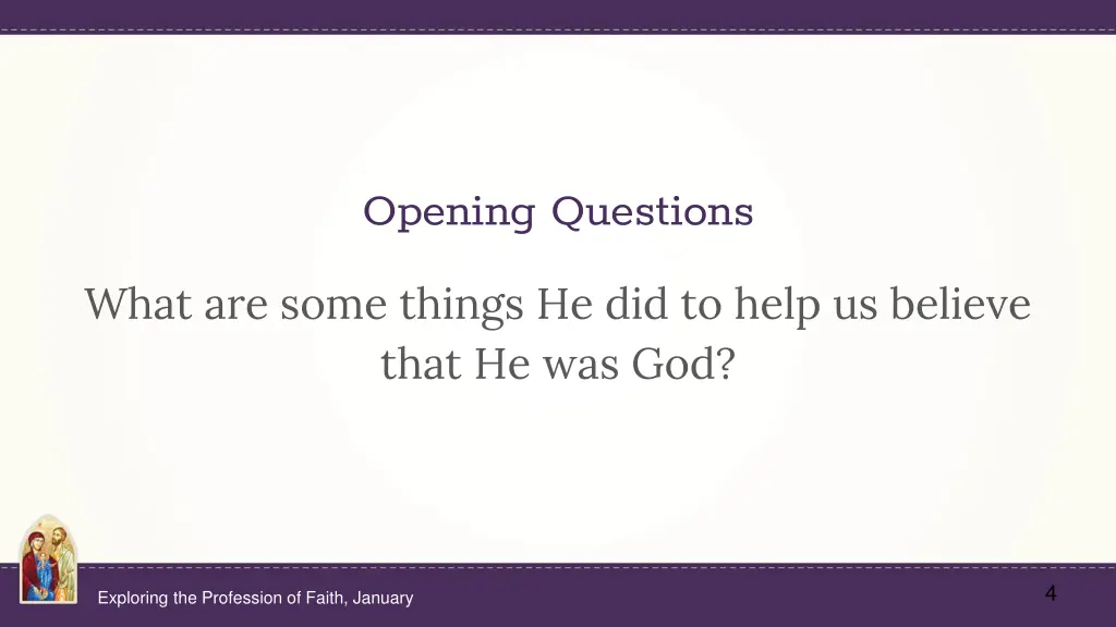 opening questions 1