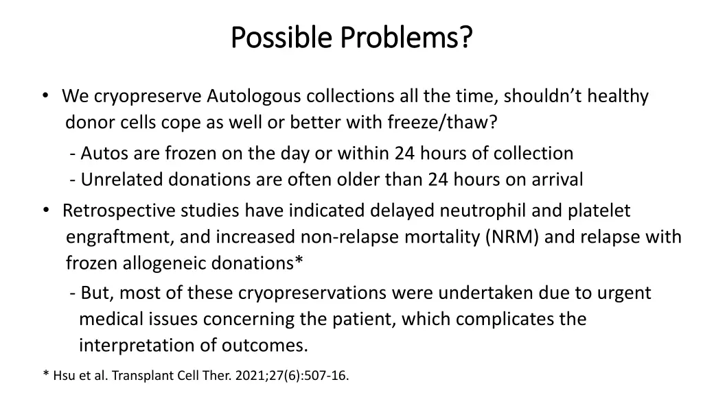possible problems possible problems 3