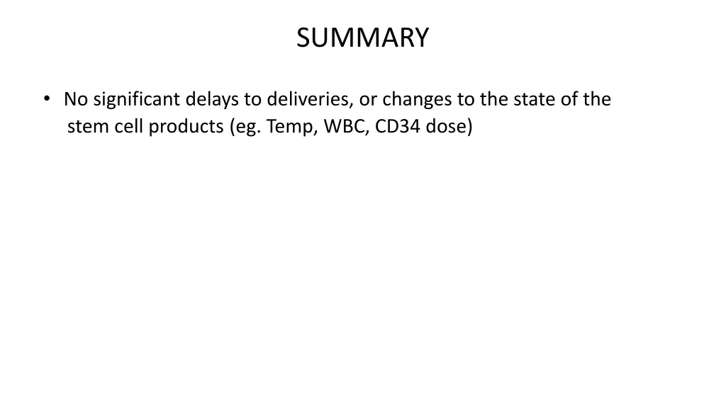 summary