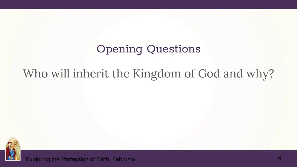 opening questions 2