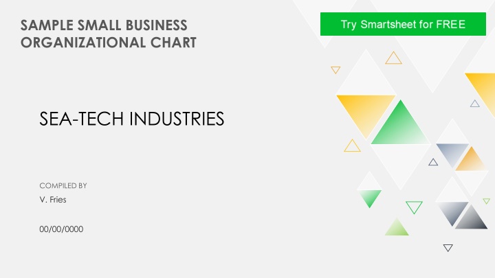 sample small business organizational chart