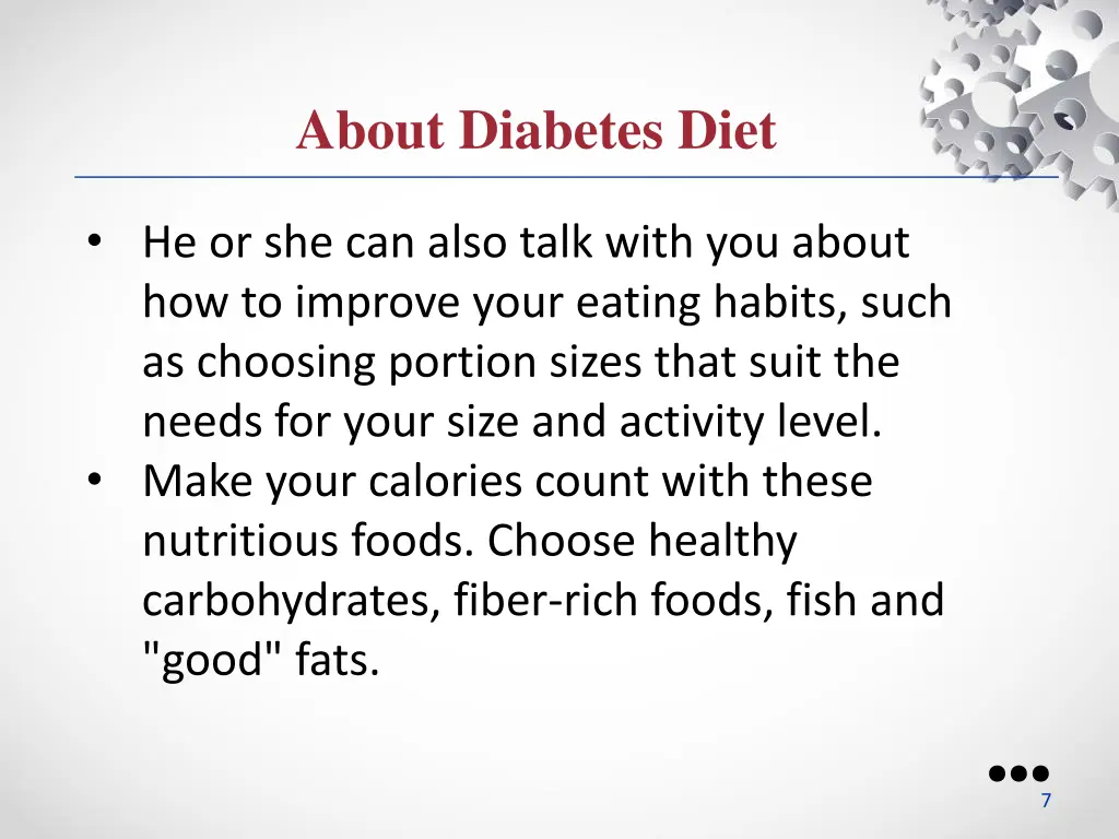 about diabetes diet 1