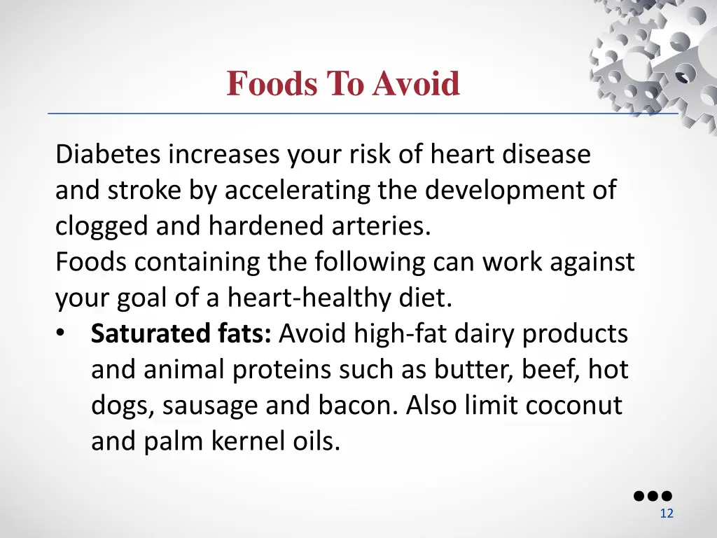 foods to avoid