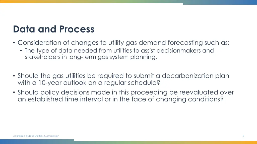 data and process