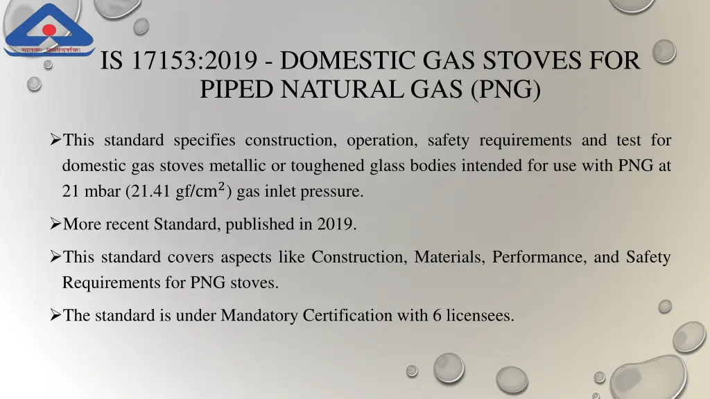 is 17153 2019 domestic gas stoves for piped