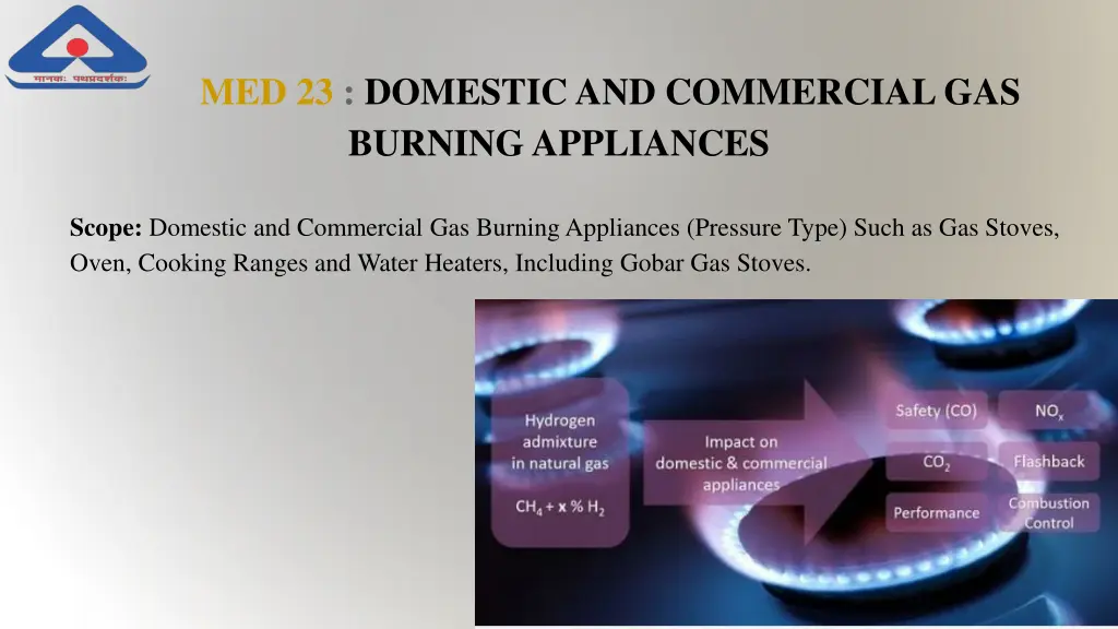 med 23 domestic and commercial gas burning