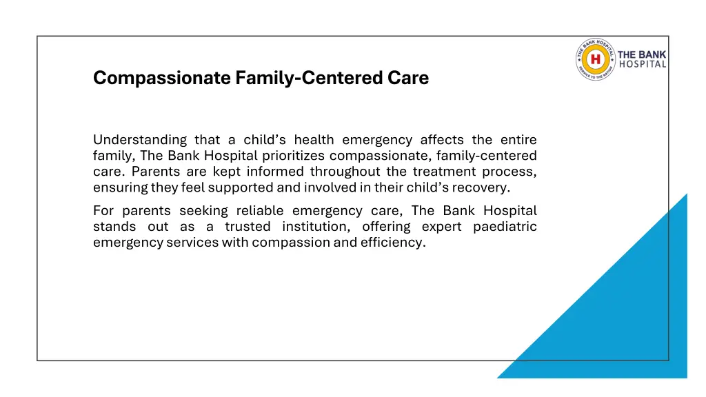 compassionate family centered care