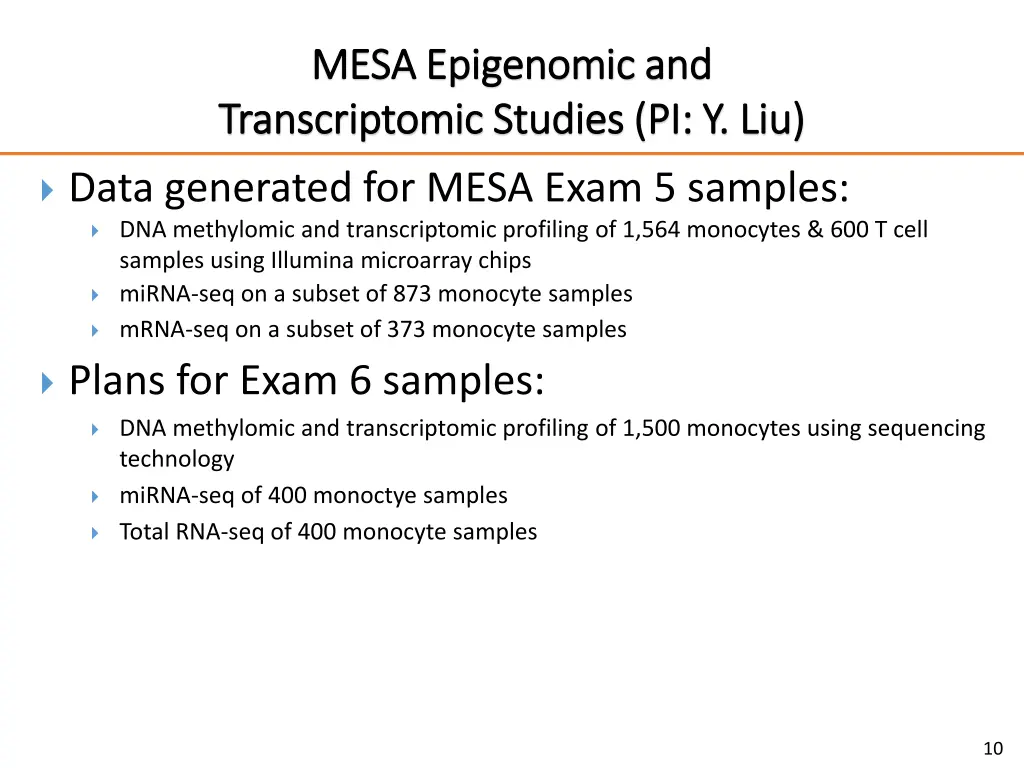mesa mesa epigenomic epigenomic