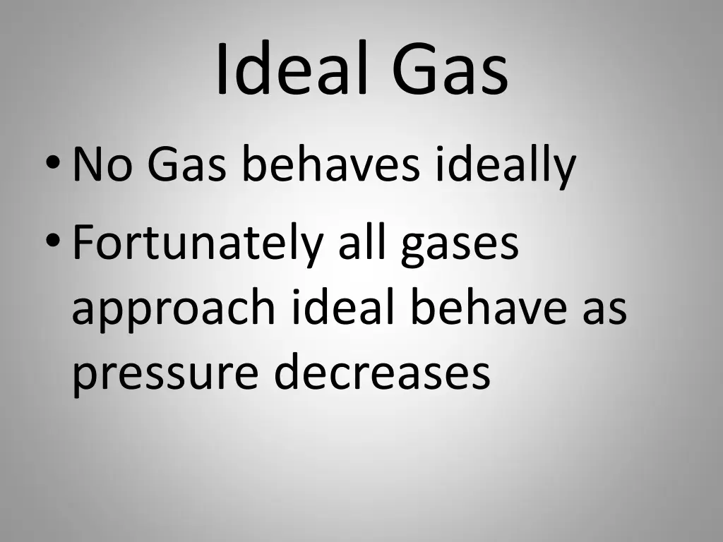 ideal gas
