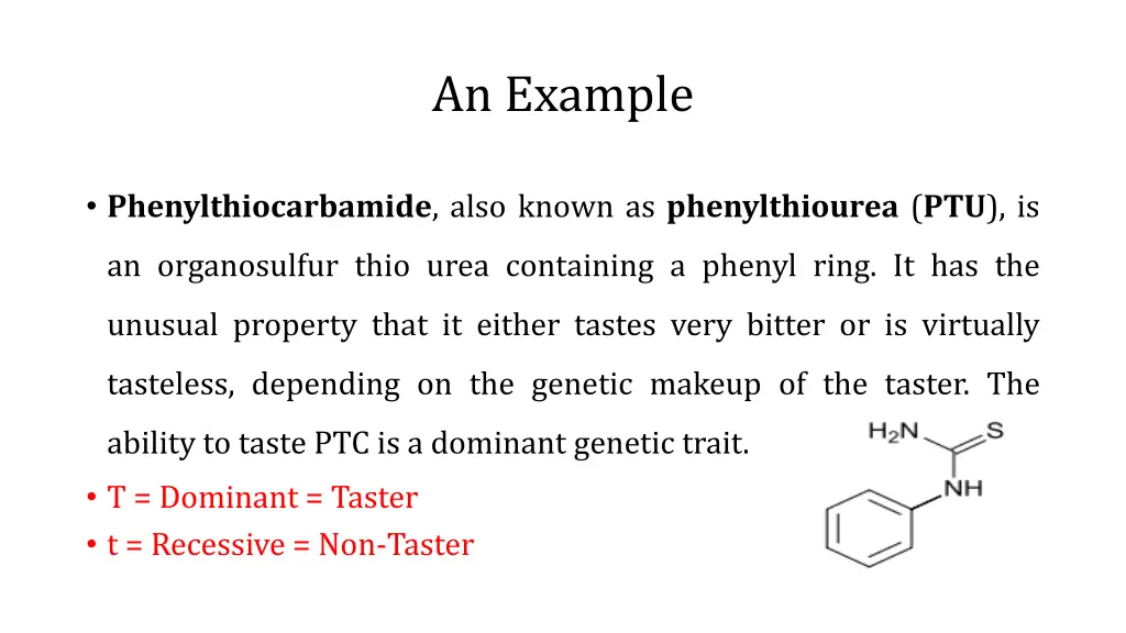 an example