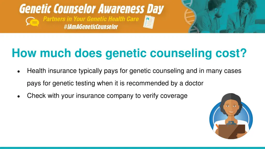 how much does genetic counseling cost
