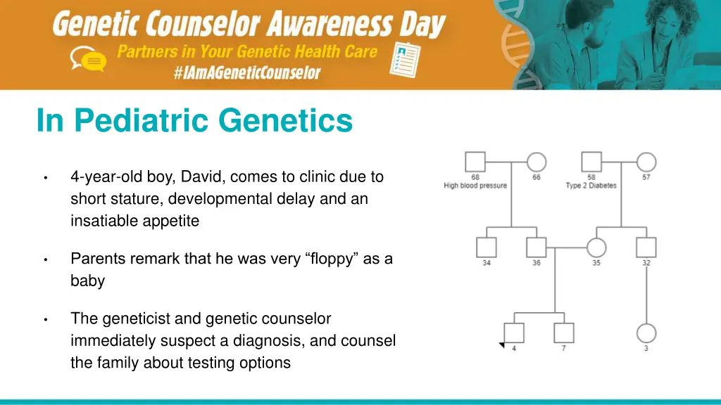in pediatric genetics