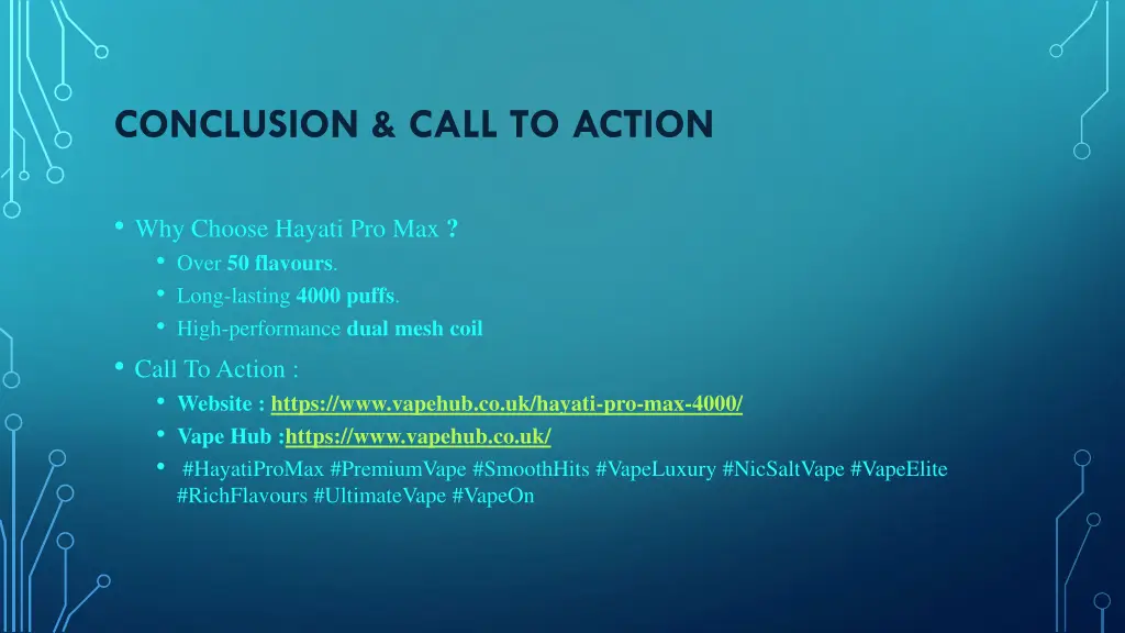 conclusion call to action