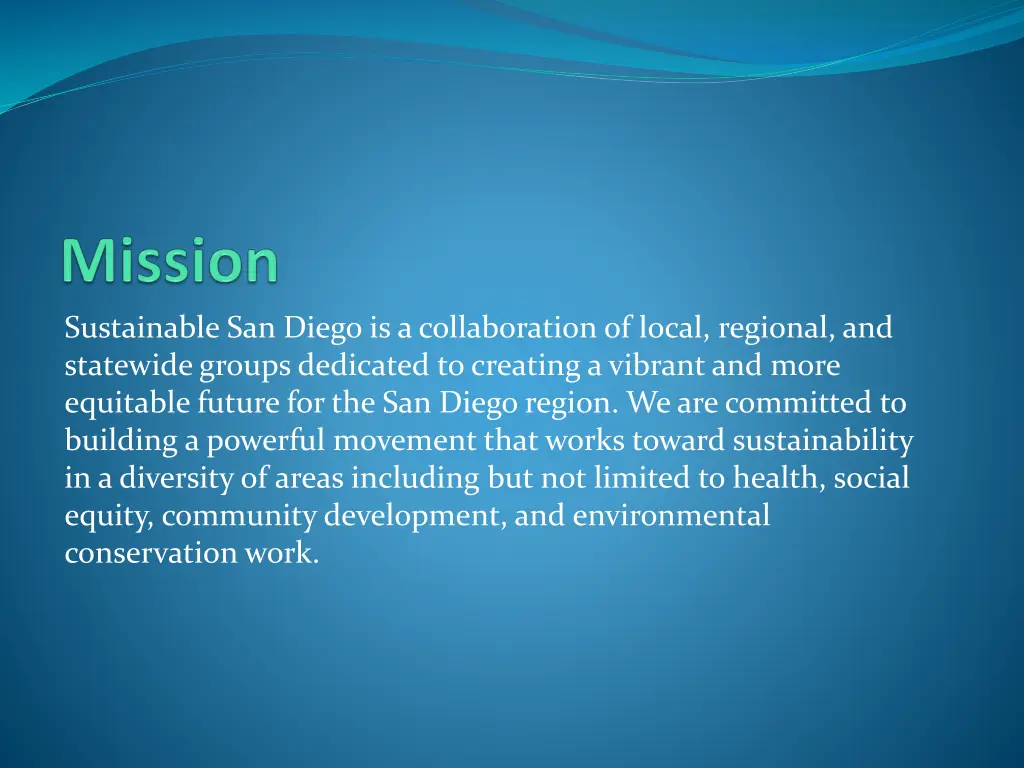 sustainable san diego is a collaboration of local