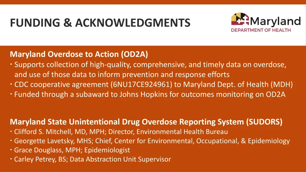 funding acknowledgments
