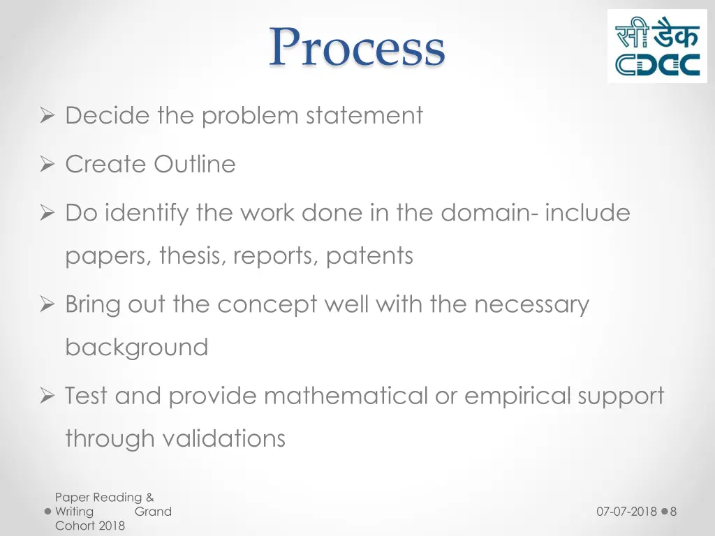 process