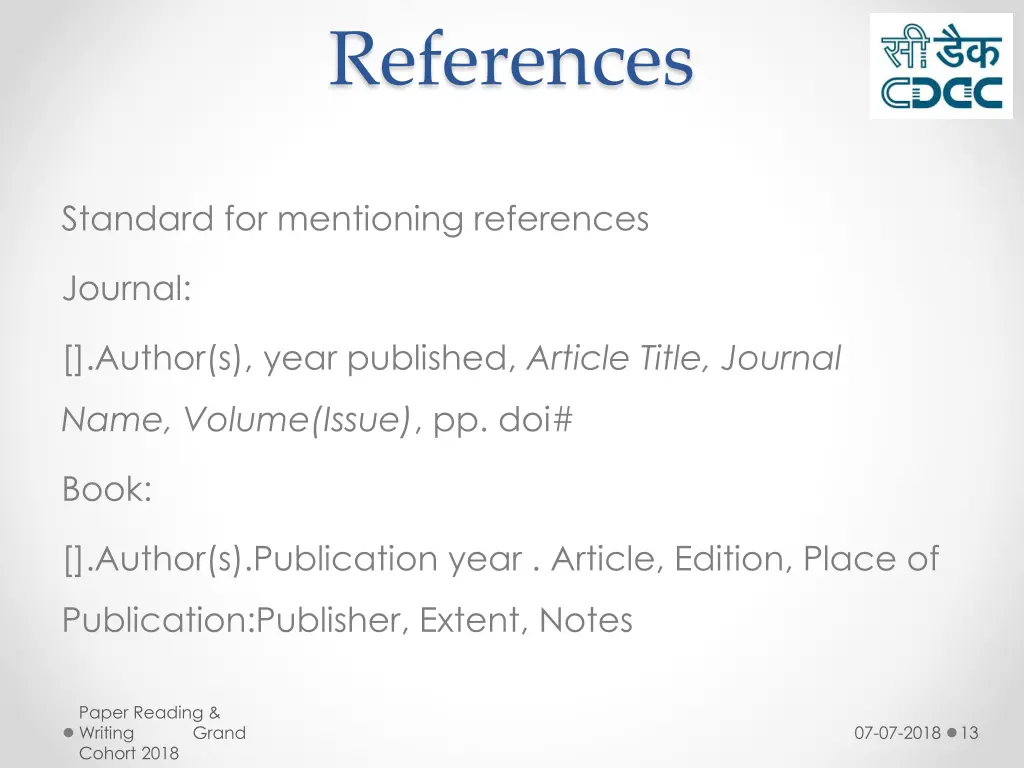 references