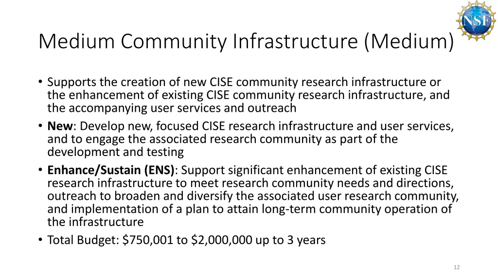 medium community infrastructure medium