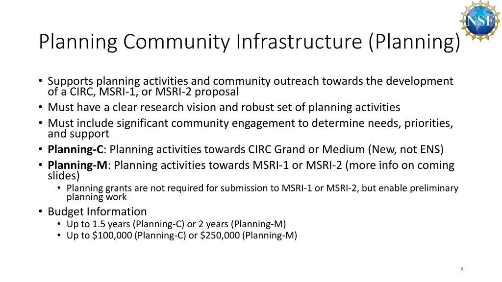 planning community infrastructure planning