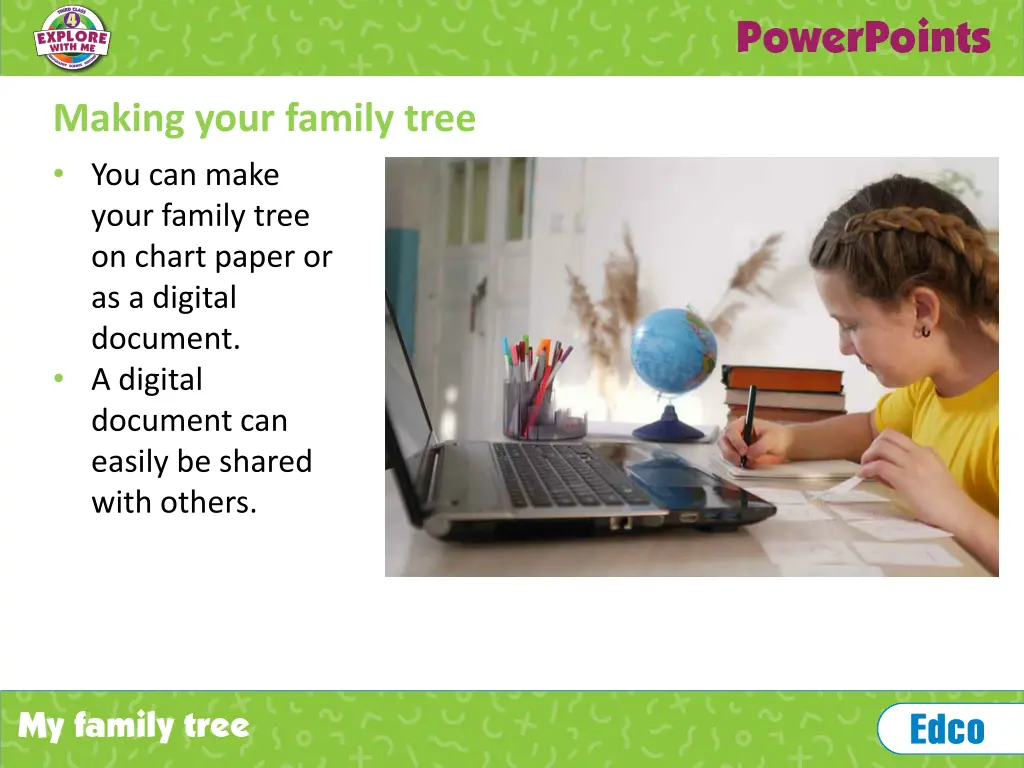 making your family tree