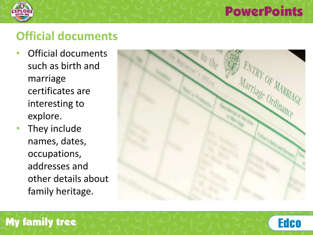 official documents